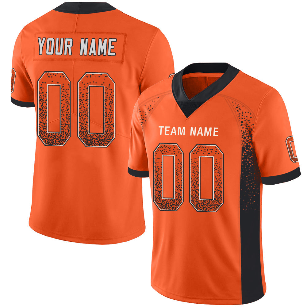 Custom C.Bengal Stitched American Football Jerseys Personalize Birthday Gifts Orange Jersey