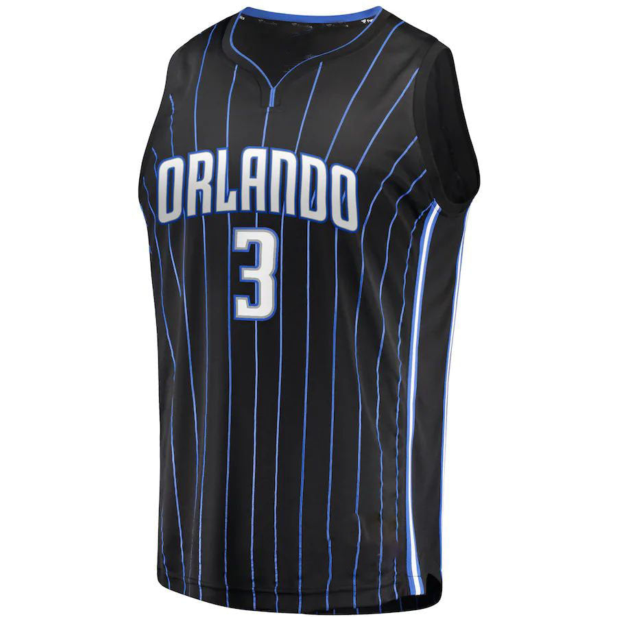 O.Magic #3 Chuma Okeke Fanatics Branded 2021-22 Fast Break Replica Jersey Icon Edition Black Stitched American Basketball Jersey