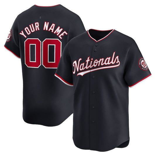 Custom Washington Nationals Alternate Limited Stitched Baseball Jersey