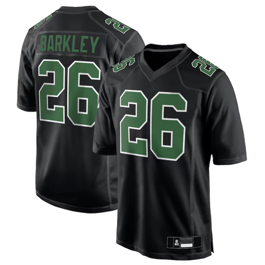 P.Eagles #26 Saquon Barkley Black Green Fashion Limited Jerseys