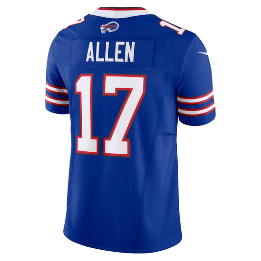 B.Bills #17 Josh Allen Royal Vapor F.U.S.E. Limited Jersey