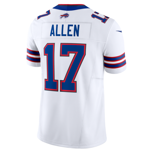 B.Bills #17 Josh Allen White Vapor F.U.S.E. Limited Jersey