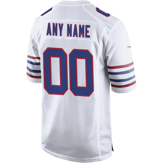 Custom B.Bills White Vapor F.U.S.E. Limited Jersey