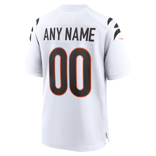 Custom C.Bengals White Vapor F.U.S.E. Limited Jersey